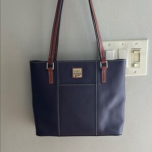 Dooney & Bourke Pebble Grain Small Lexington Handbag in Plum Wine
